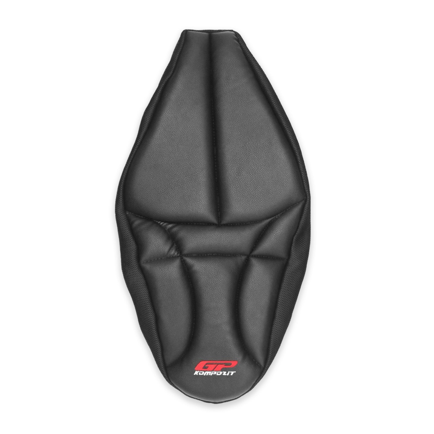 GP Kompozit Mondial Strada 125 2023-2025 Uyumlu Fileli Motosiklet Konfor Sele Kılıfı Siyah