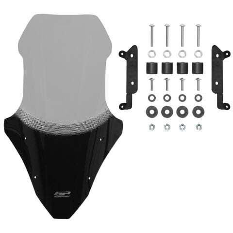 GP Kompozit Mondial Strada 125 2023-2025 Uyumlu Baskılı Ön Tur Camı Füme
