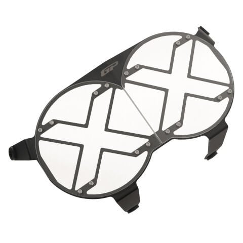 GP Kompozit Ducati DesertX 2022-2025 Uyumlu Far Koruma Siyah