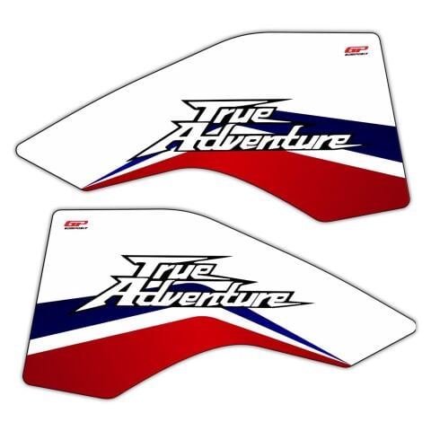 GP Kompozit Honda Africa Twin CRF1100L Adventure 2020-2023 Uyumlu Tank Pad Seti Beyaz