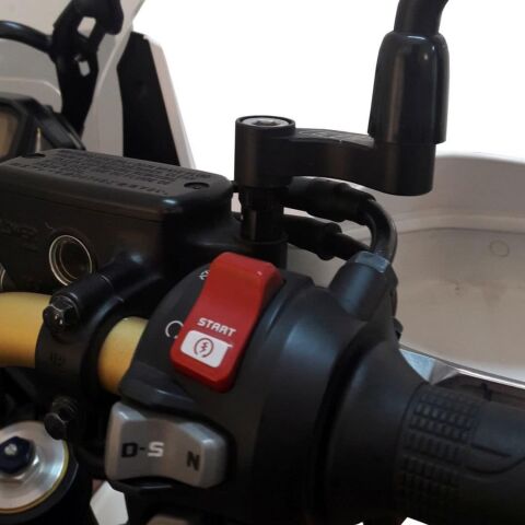 GP Kompozit Honda Africa Twin CRF1000L / CRF1100L L1/L2/L4 2016-2024 Uyumlu Ayna Genişletme Siyah