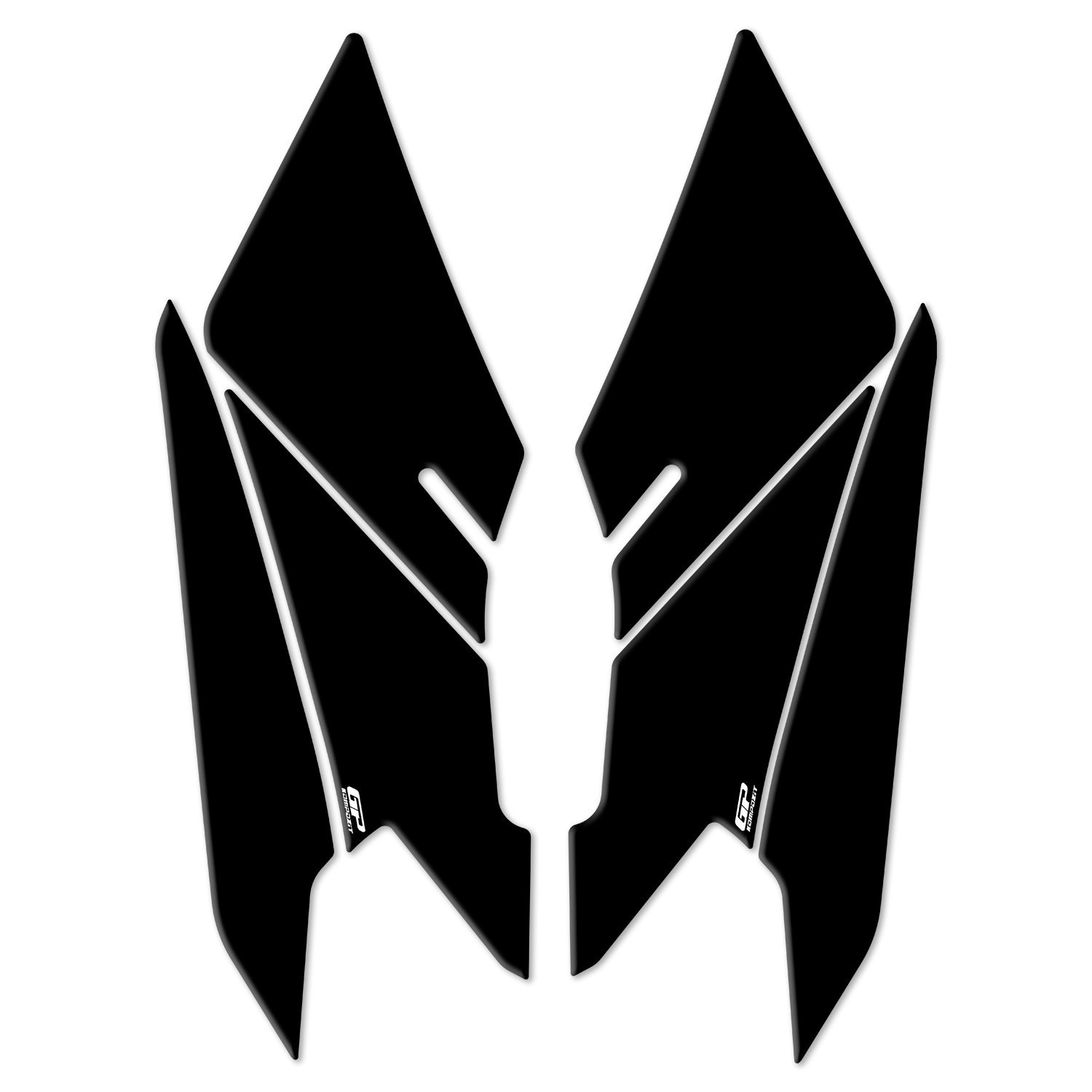 GP Kompozit Honda PCX 125 / 150 2025 Uyumlu Yan Ayak Pad Siyah