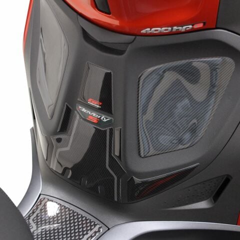 GP Kompozit Piaggio Beverly 400 S 2021-2023 Uyumlu Tank Pad Seti Karbon
