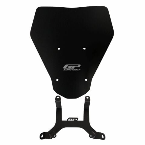 GP Kompozit KTM Duke 250 2024 Uyumlu Ön Cam Siyah