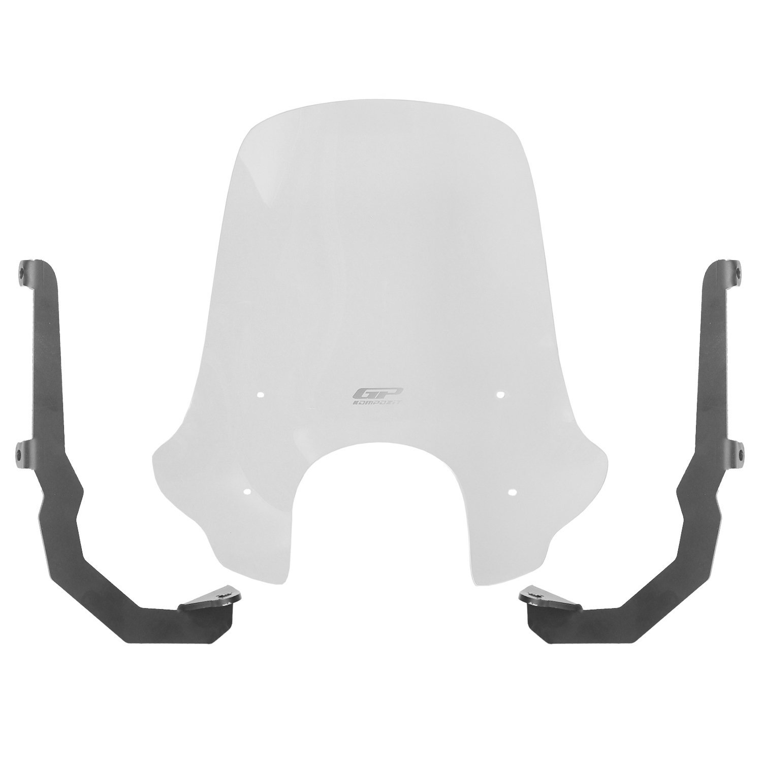 GP Kompozit SYM Fiddle 4 2022-2024 Uyumlu Gidon Bağlantılı Ön Cam Şeffaf