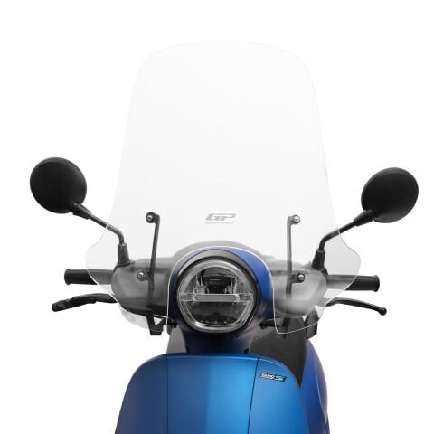 GP Kompozit SYM Fiddle 4 2022-2024 Uyumlu Gidon Bağlantılı Ön Cam Şeffaf