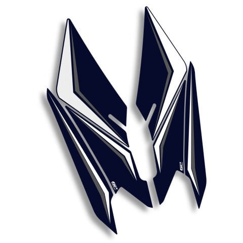 GP Kompozit Honda PCX 125 / 150 2025 Uyumlu Yan Ayak Pad Mavi