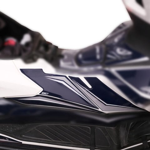 GP Kompozit Honda PCX 125 / 150 2025 Uyumlu Yan Ayak Pad Mavi