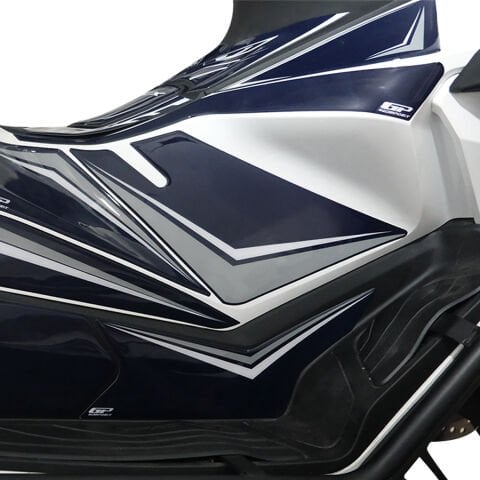 GP Kompozit Honda PCX 125 / 150 2025 Uyumlu Full Tank Pad Seti Mavi