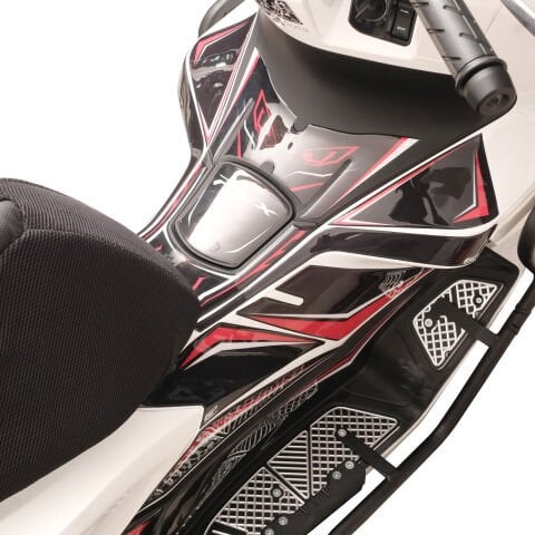 GP Kompozit Honda PCX 125 / 150 2025 Uyumlu Full Tank Pad Seti Kırmızı