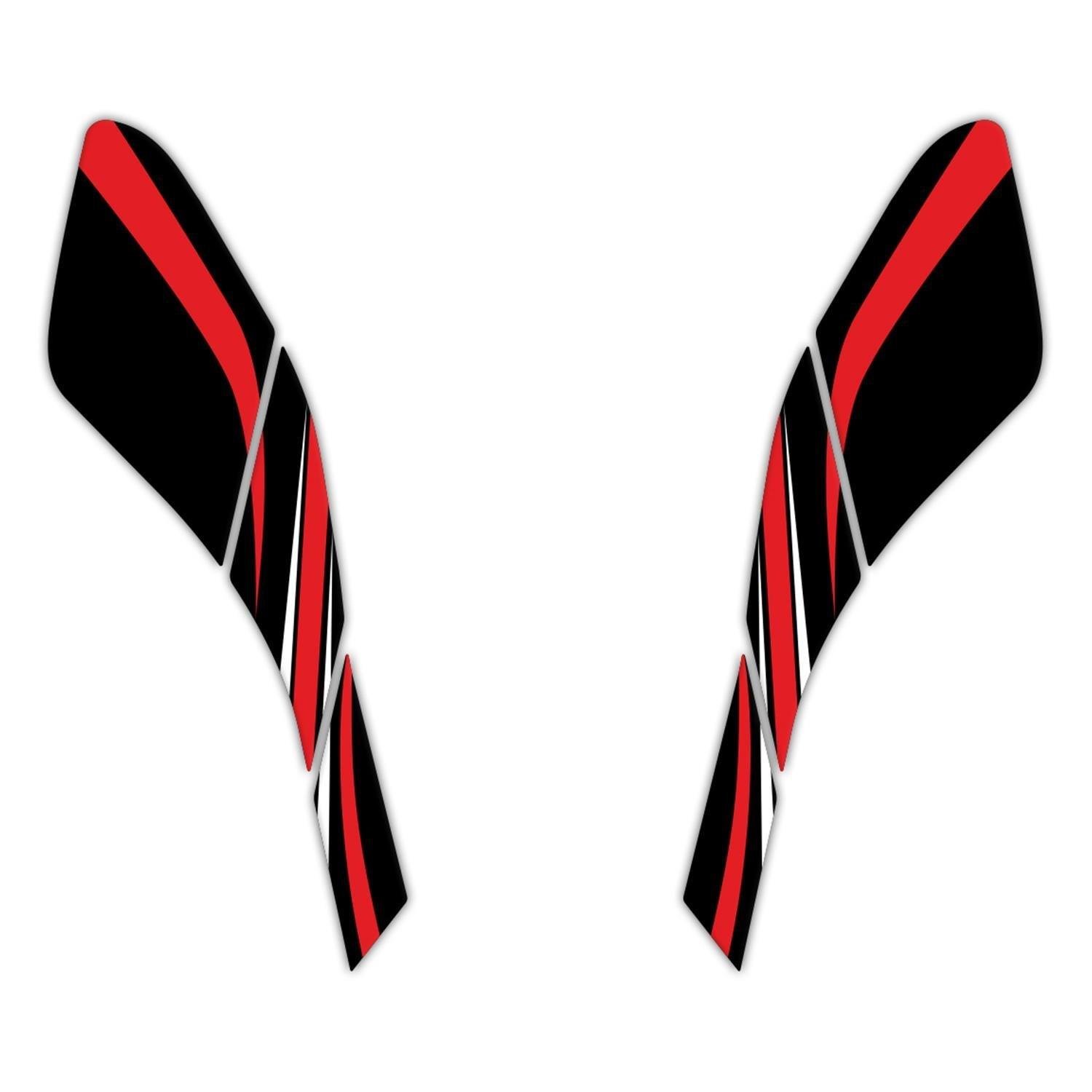 GP Kompozit Honda PCX 125 2021-2024 Uyumlu Yan Pad Kırmızı