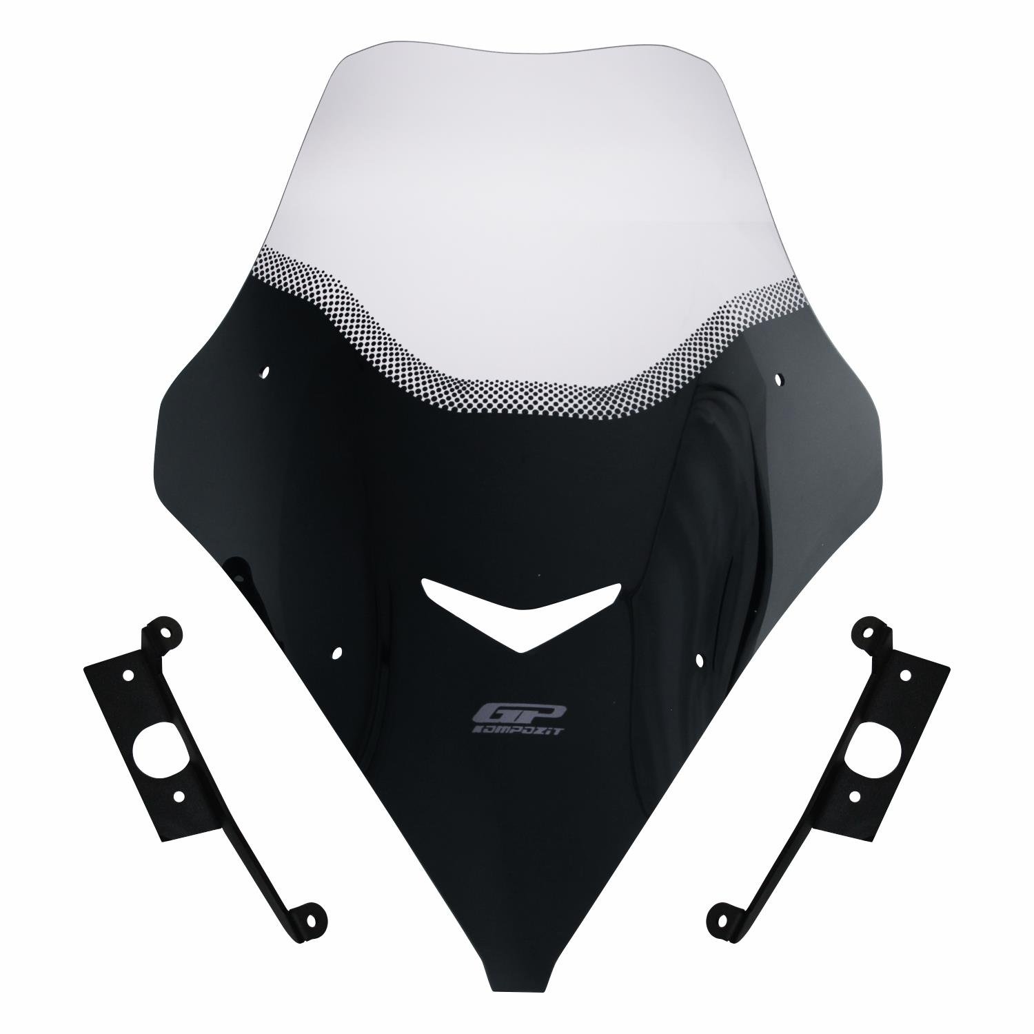 GP Kompozit SYM Jet X 125 2022-2025 Uyumlu Kısa Ön Cam Şeffaf