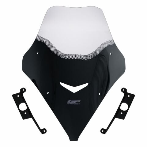 GP Kompozit SYM Jet X 125 2022-2025 Uyumlu Kısa Ön Cam Şeffaf