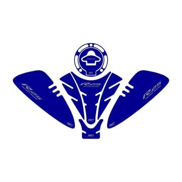 GP Kompozit Yamaha R25 2019-2024 Uyumlu Tank Pad Seti Mavi