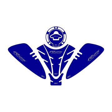 GP Kompozit Yamaha R25 2019-2024 Uyumlu Tank Pad Seti Mavi