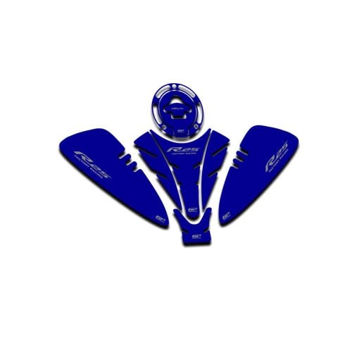 GP Kompozit Yamaha R25 2019-2026 Uyumlu Tank Pad Seti Mavi