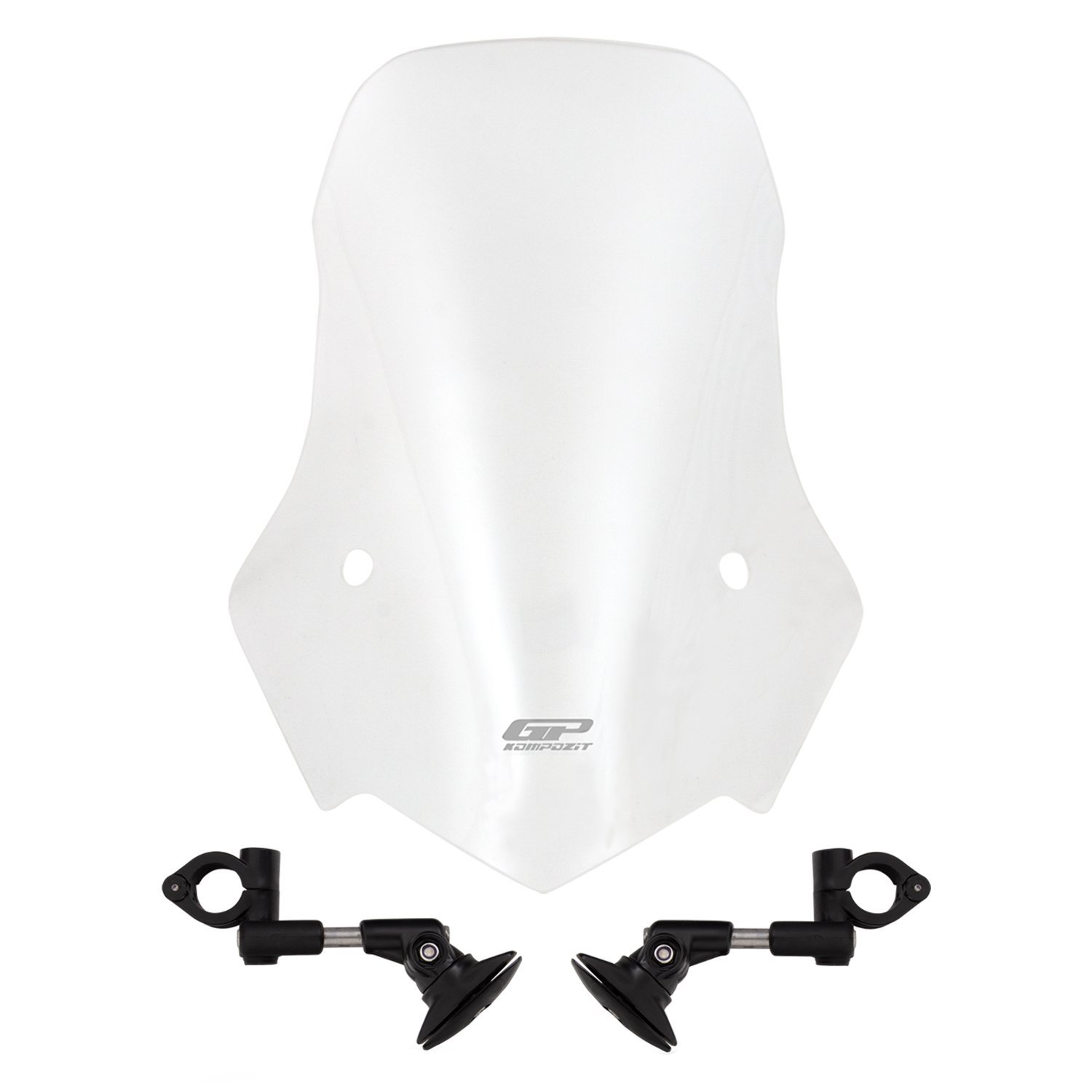 GP Kompozit Mondial 125 Drift L 2011-2023 Uyumlu Ön Cam Şeffaf