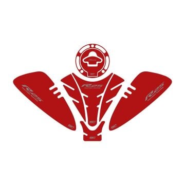 GP Kompozit Yamaha R25 2019-2024 Uyumlu Tank Pad Seti Kırmızı