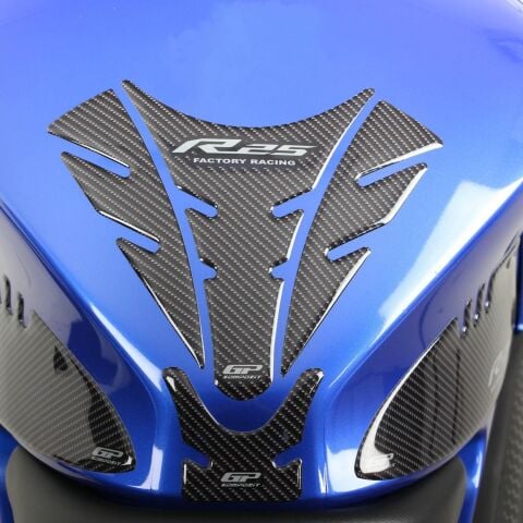 GP Kompozit Yamaha R25 2019-2026 Uyumlu Tank Pad Seti Karbon
