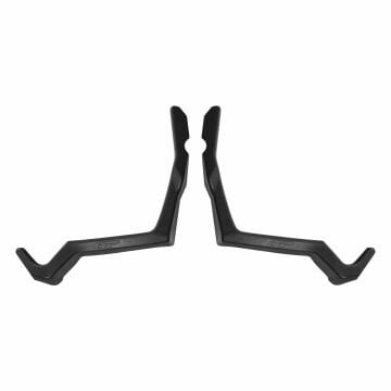 GP Kompozit Yamaha XMAX 250 2024-2025 Uyumlu Bacak Koruma Siyah