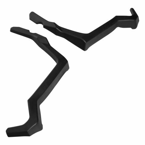 GP Kompozit Yamaha XMAX 250 2024-2026 Uyumlu Bacak Koruma Siyah