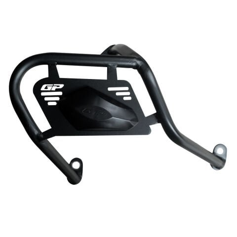 GP Kompozit Yamaha XMAX 250-400 2025-2026 Uyumlu Kapaklı Egzoz Koruma Demiri Siyah
