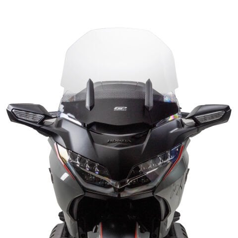 GP Kompozit Honda Gold Wing / Bagger 2018-2023 Uyumlu Baskılı Ön Cam Şeffaf