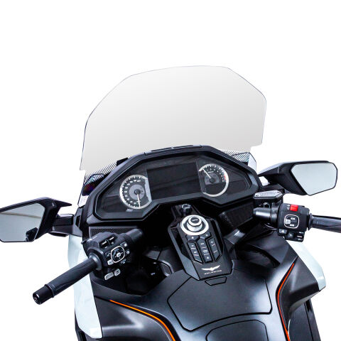 GP Kompozit Honda Gold Wing / Bagger 2018-2023 Uyumlu Baskılı Ön Cam Şeffaf