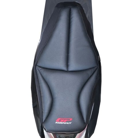 GP Kompozit Honda Activa 2023-2025 Uyumlu Fileli Motosiklet Konfor Sele Kılıfı Siyah