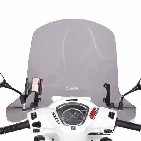 GP Kompozit Honda Dio 2021-2025 Uyumlu Ön Cam Füme