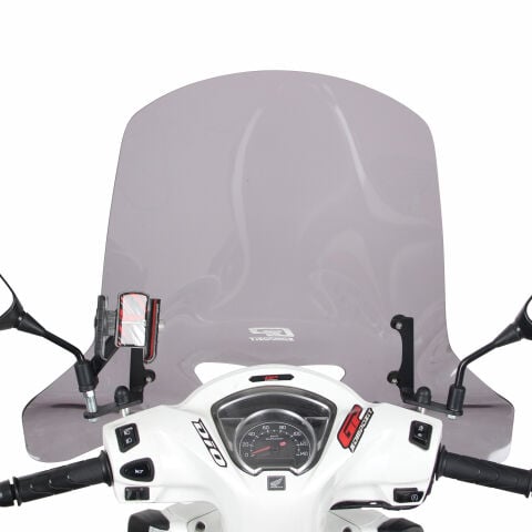 GP Kompozit Honda Dio 2021-2025 Uyumlu Ön Cam Füme