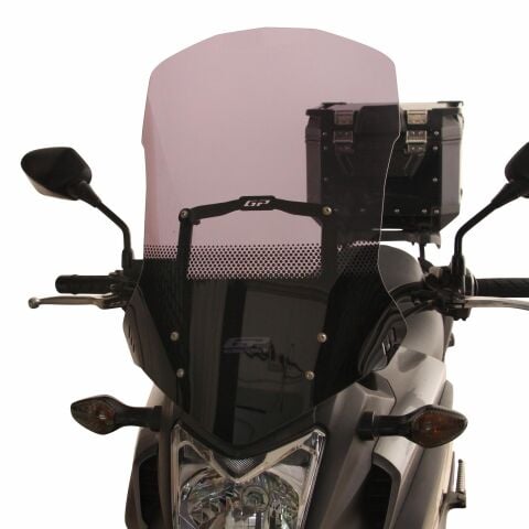 GP Kompozit Honda NC 700 X / NC 750 X 2012-2015 Uyumlu Baskılı Tur Camı Füme
