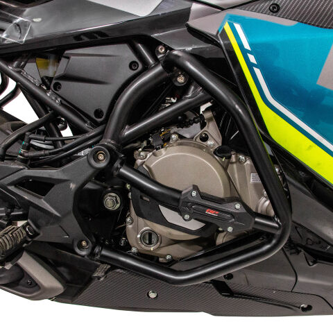 GP Kompozit CF Moto 250 SR 2020-2026 Uyumlu Motor Koruma Demiri Siyah