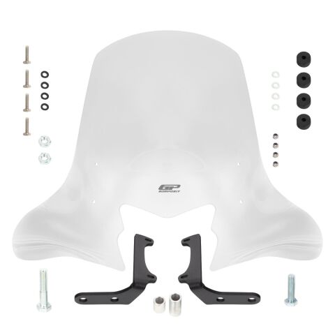 GP Kompozit Honda Dio 2021-2025 Uyumlu Ön Cam Şeffaf