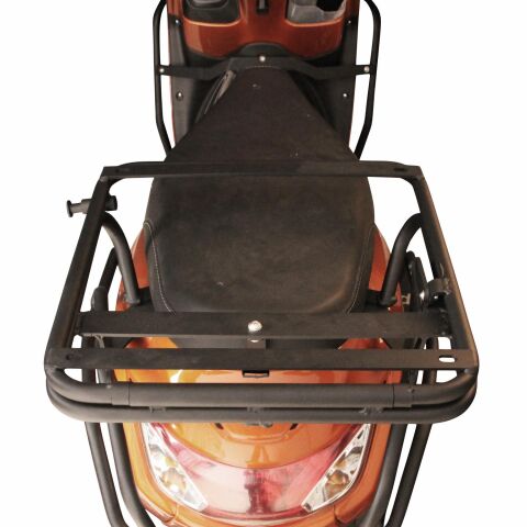 GP Kompozit TVS Jupiter 125 2023-2024 Uyumlu Damperli Çanta Demiri Siyah