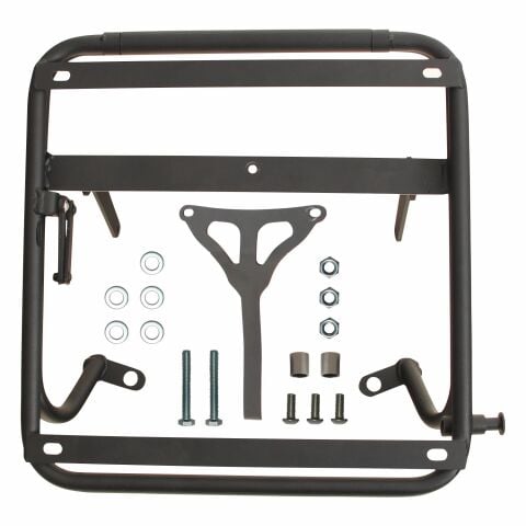 GP Kompozit TVS Jupiter 125 2023-2024 Uyumlu Damperli Çanta Demiri Siyah