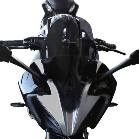 GP Kompozit CF Moto 250 SR 2020-2026 Uyumlu Ön Cam Siyah