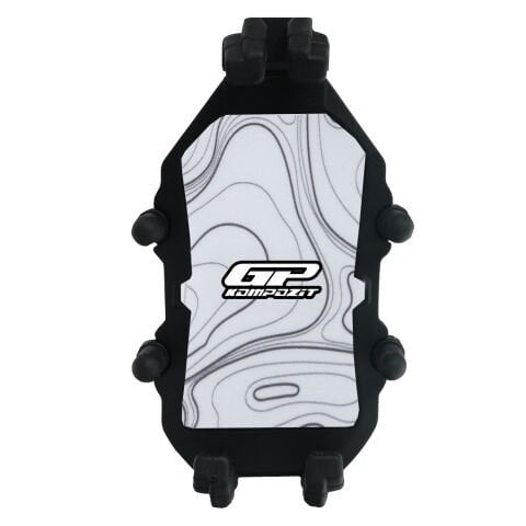 GP Kompozit TTR06 Universal Gidon Bağlantılı Titreşim Modüllü Telefon Tutucu Beyaz-Siyah