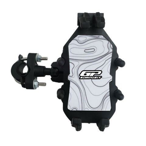 GP Kompozit TTR06 Universal Gidon Bağlantılı Titreşim Modüllü Telefon Tutucu Beyaz-Siyah