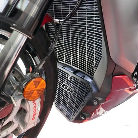 GP Kompozit Ducati Diavel V4 2023-2026 Uyumlu Radyatör Koruma Siyah