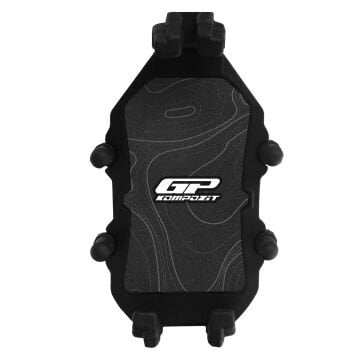 GP Kompozit TTR07 Universal Ayna Bağlantılı Titreşim Modüllü Telefon Tutucu Siyah-Beyaz