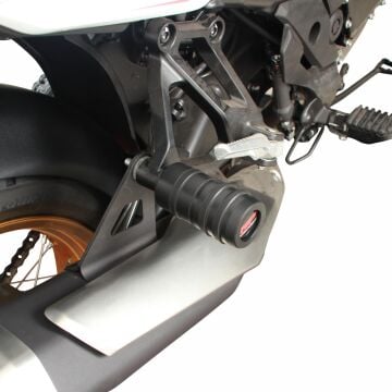 GP Kompozit Honda XL750L Transalp 2023-2024 Uyumlu Egzoz Koruma Takozu Siyah