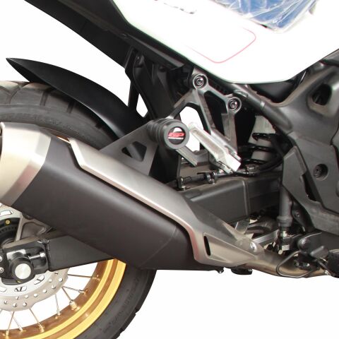 GP Kompozit Honda XL750L Transalp 2023-2025 Uyumlu Egzoz Koruma Takozu Siyah