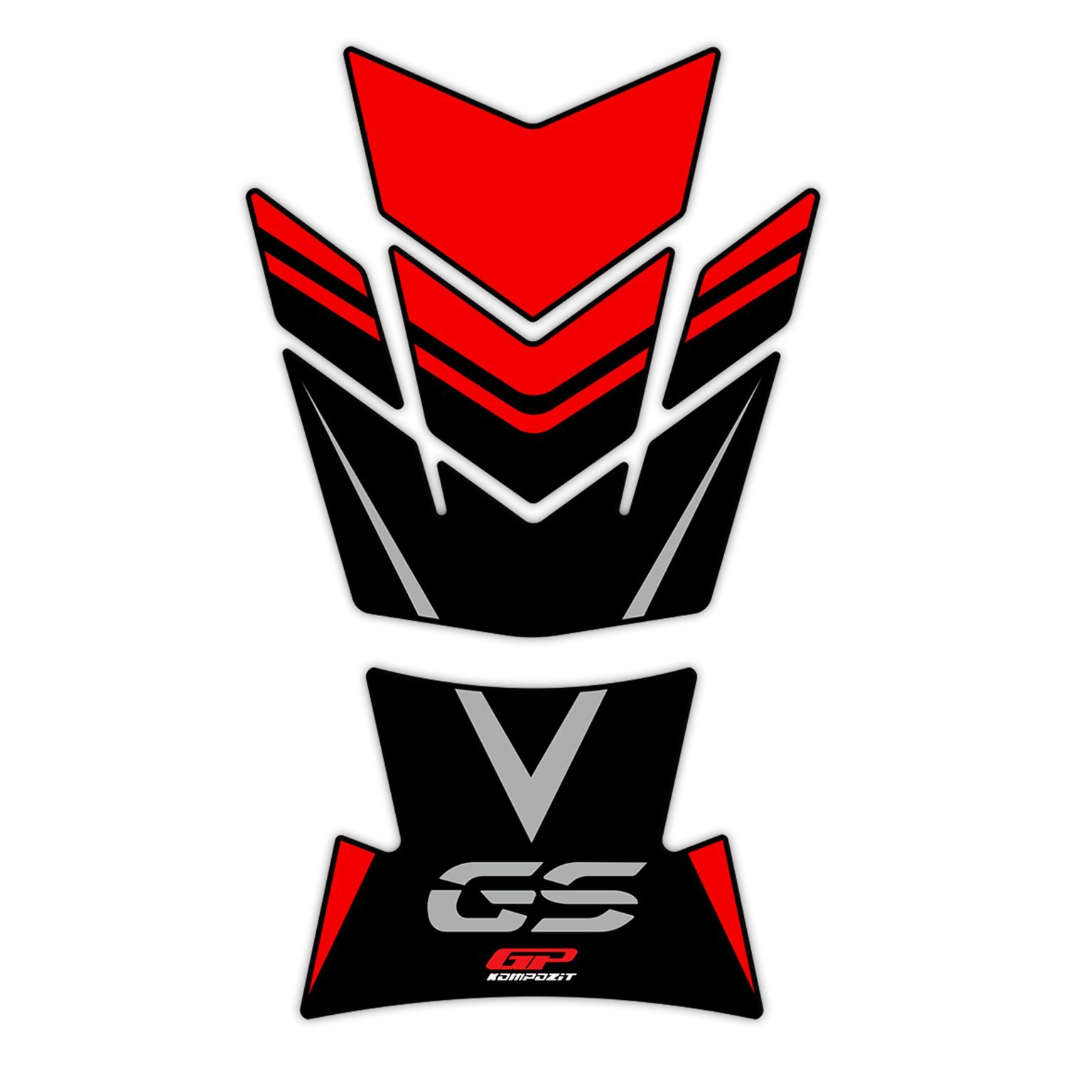 GP Kompozit BMW F 750 /  F 850 GS 2018-2024 Uyumlu Tank Pad Kırmızı