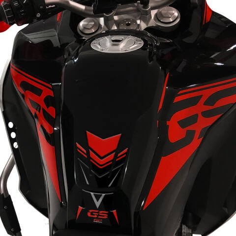 GP Kompozit BMW F 750 /  F 850 GS 2018-2024 Uyumlu Tank Pad Kırmızı