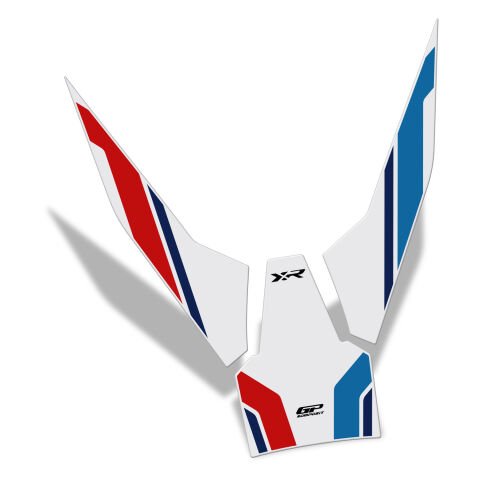 GP Kompozit BMW M 1000 XR 2024-2026Uyumlu Tank Pad Beyaz