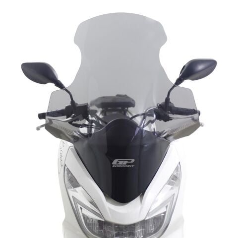 GP Kompozit Honda PCX 125 / 150 2014-2017 Uyumlu Elcikli Ön Cam Füme