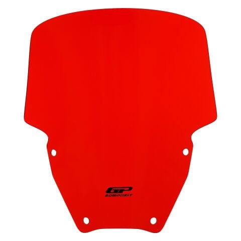 GP Kompozit Honda Forza 250 2021-2026 Uyumlu Spor Ön Cam Kırmızı