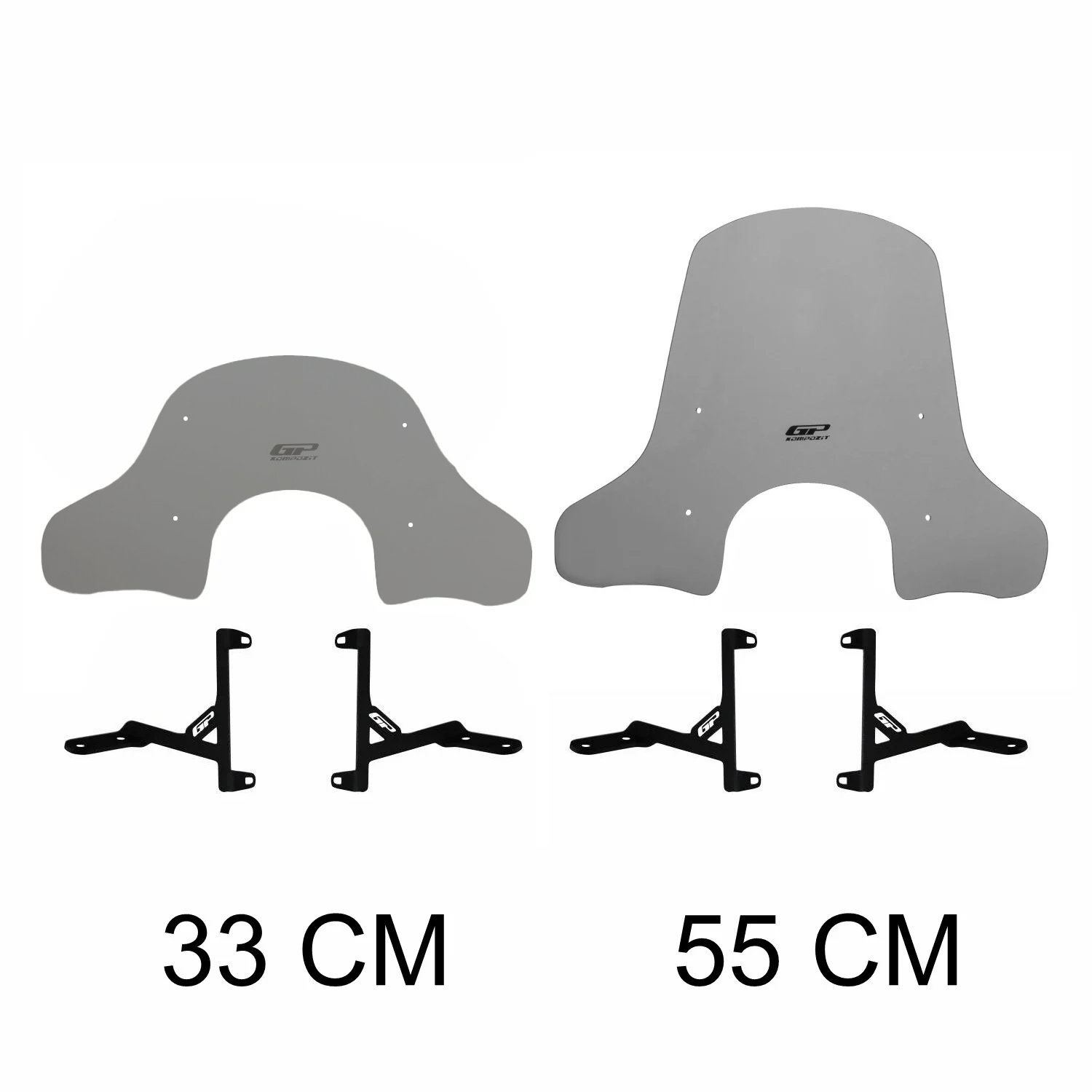 GP Kompozit Arora Cappucino 50 / 125 2019-2024 Uyumlu Ön Cam Füme 33 cm