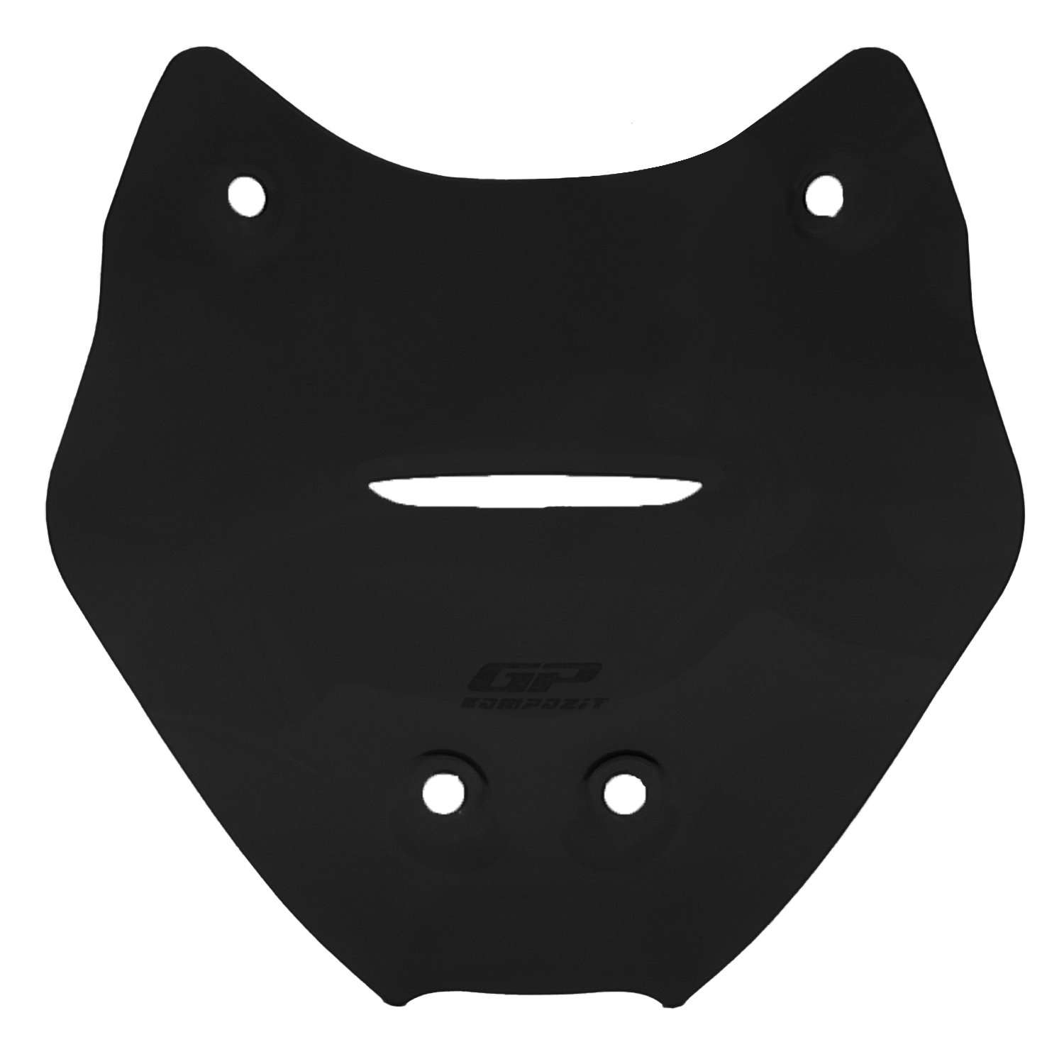 GP Kompozit Ducati Multistrada V4 2021-2023 Uyumlu Kısa Ön Cam Siyah